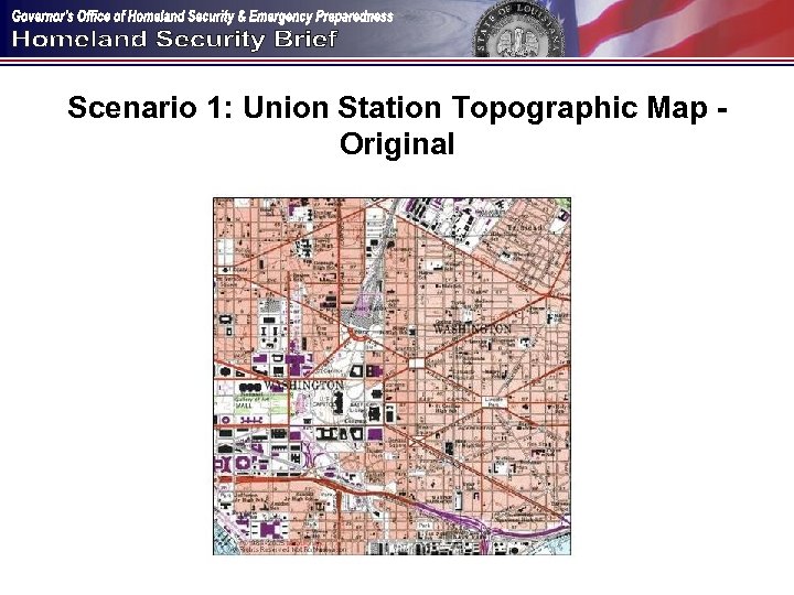Scenario 1: Union Station Topographic Map Original 