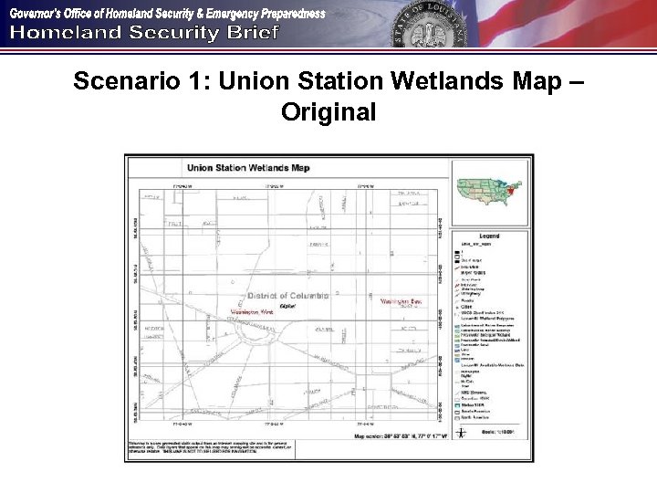 Scenario 1: Union Station Wetlands Map – Original 
