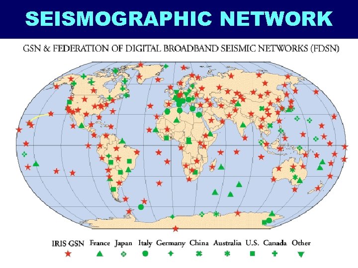 SEISMOGRAPHIC NETWORK 