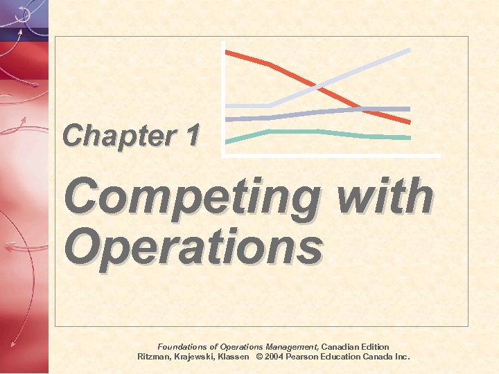 Chapter 1 Competing with Operations Foundations of Operations Management, Canadian Edition Ritzman, Krajewski, Klassen