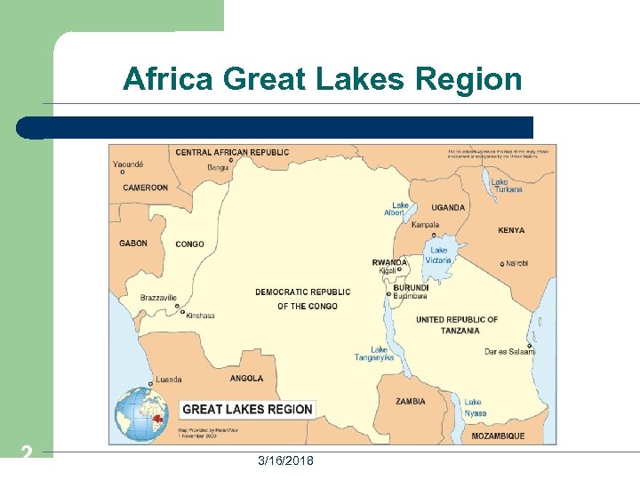 Africa Great Lakes Region 2 3/16/2018 
