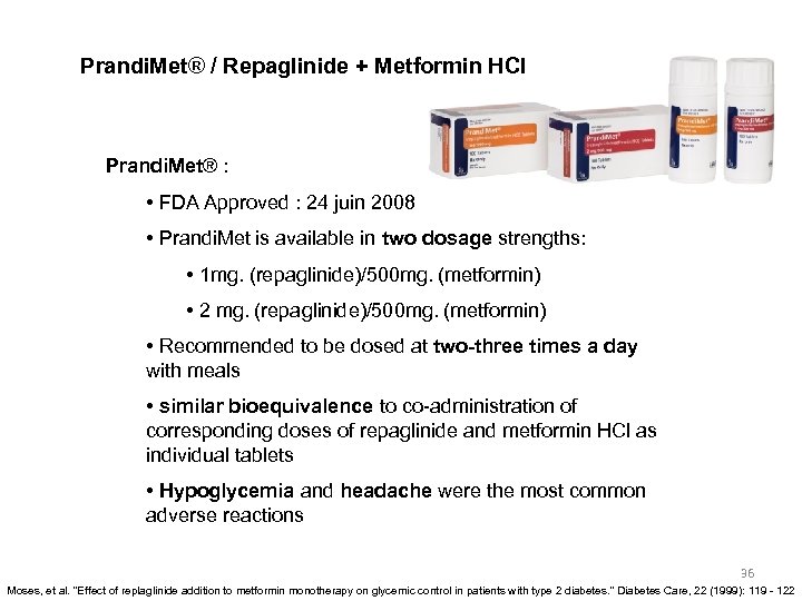 Prandi. Met® / Repaglinide + Metformin HCl Prandi. Met® : • FDA Approved :