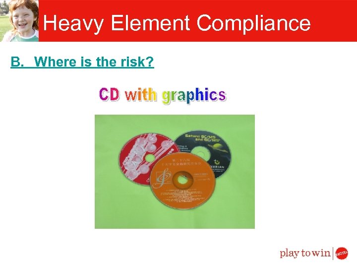 Heavy Element Compliance B. Where is the risk? 