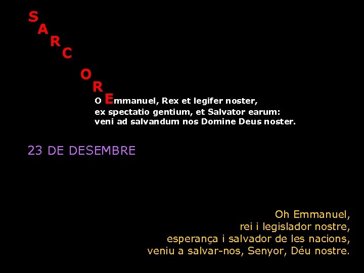 O S OA O R O Cl O Or O Re O Emmanuel, Rex