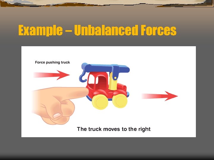 Example – Unbalanced Forces 