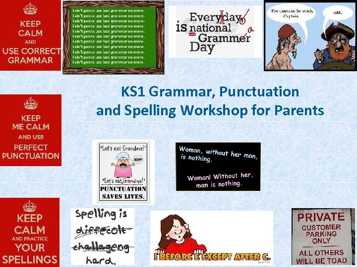 KS 1 Grammar, Punctuation and Spelling Workshop for Parents 