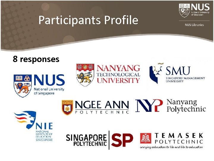 Participants Profile 8 responses 