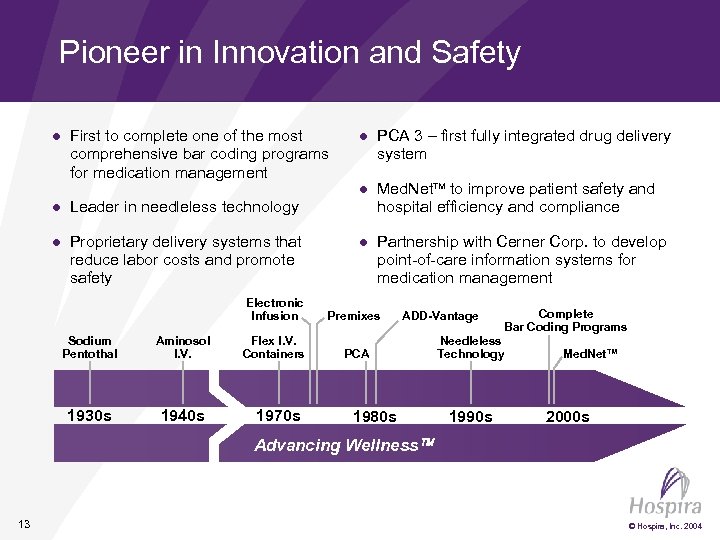 Pioneer in Innovation and Safety First to complete one of the most comprehensive bar
