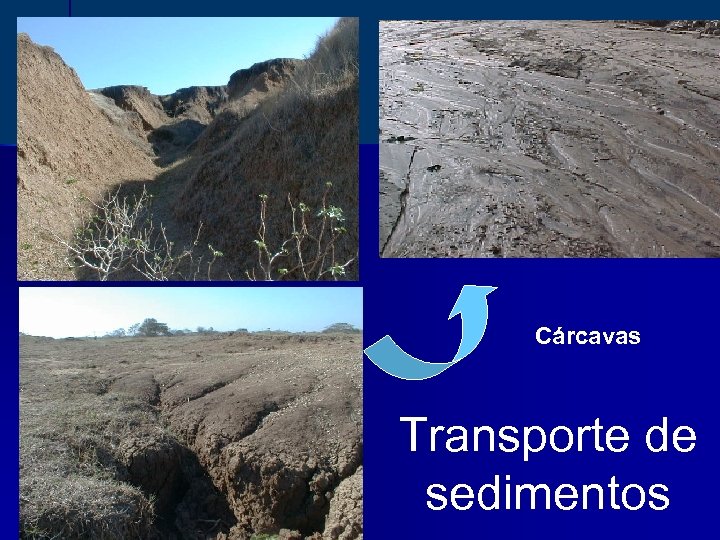 Cárcavas Transporte de sedimentos 