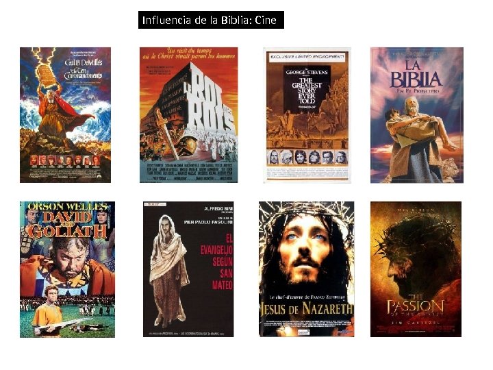 Influencia de la Biblia: Cine 