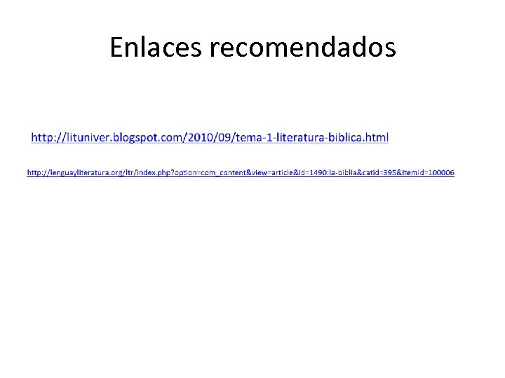 Enlaces recomendados 