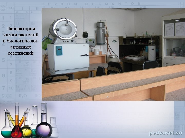 Лаборатория химии растений и биологическиактивных соединений 