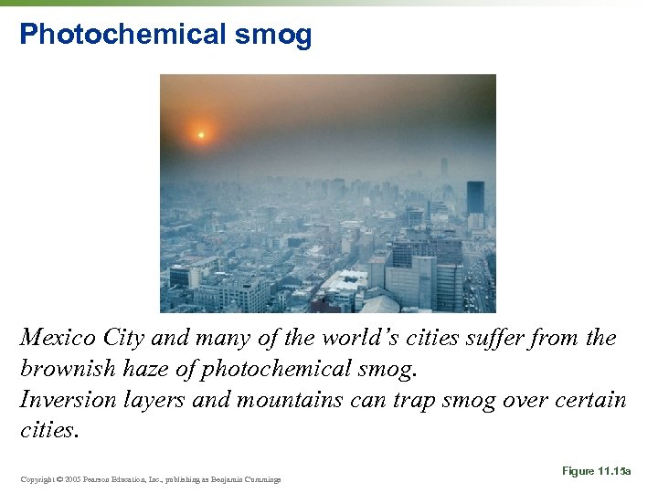 Photochemical smog Mexico City and many of the world’s cities suffer from the brownish