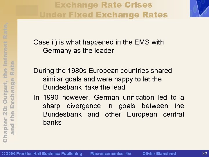 Chapter 20: Output, the Interest Rate, and the Exchange Rate Crises Under Fixed Exchange