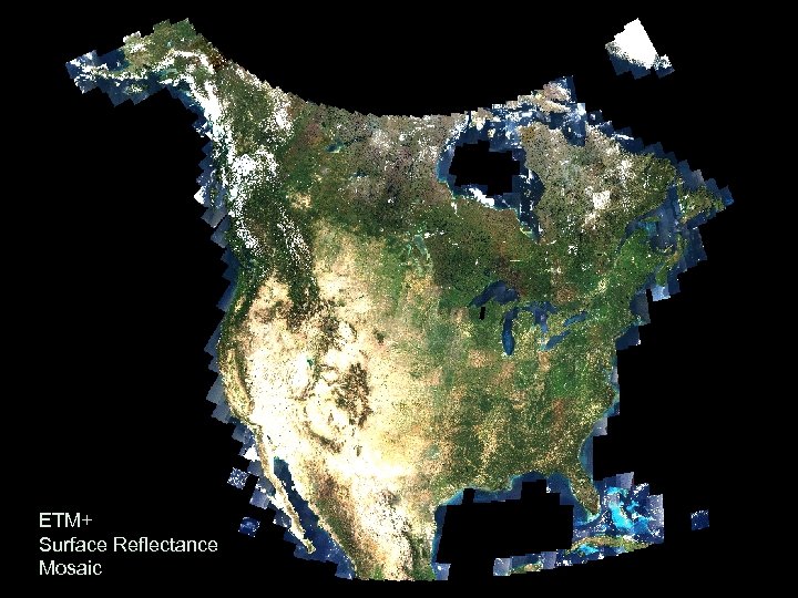 ETM+ Surface Reflectance Mosaic 