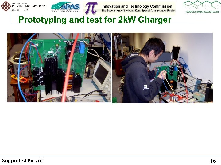 Prototyping and test for 2 k. W Charger Supported By: ITC By 16 