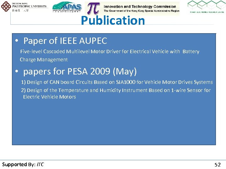 Publication • Paper of IEEE AUPEC Five-level Cascaded Multilevel Motor Driver for Electrical Vehicle