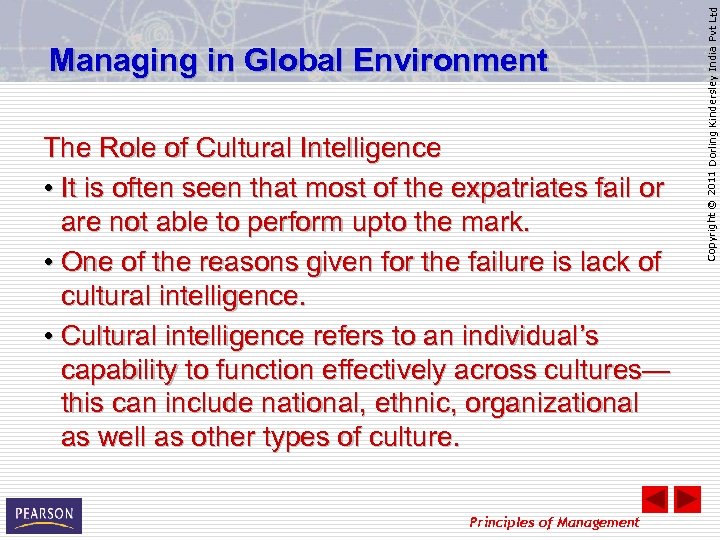 The Role of Cultural Intelligence • It is often seen that most of the