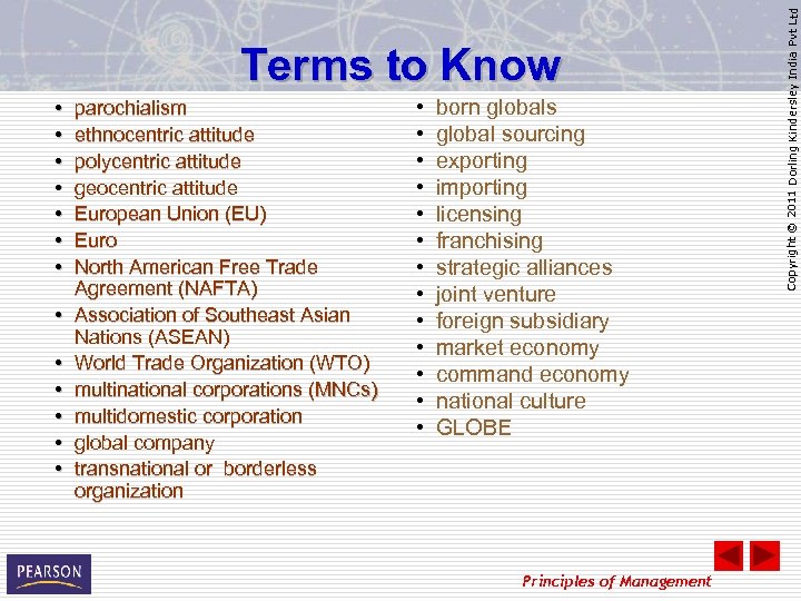  • • • • parochialism ethnocentric attitude polycentric attitude geocentric attitude European Union
