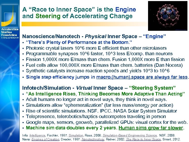 A “Race to Inner Space” is the Engine and Steering of Accelerating Change Acceleration
