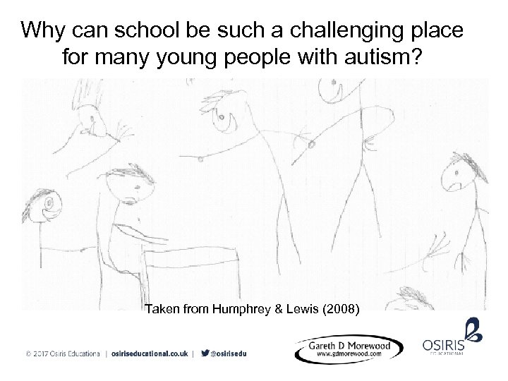 Why can school be such a challenging place for many young people with autism?