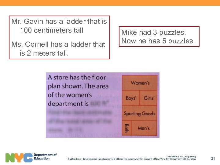 Mr. Gavin has a ladder that is 100 centimeters tall. Ms. Cornell has a