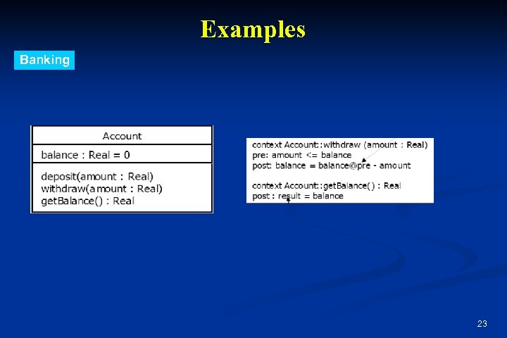 Examples Banking 23 