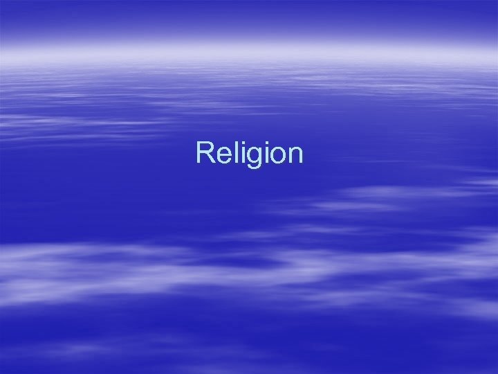 Religion 