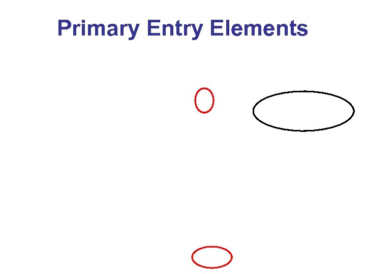 Primary Entry Elements 