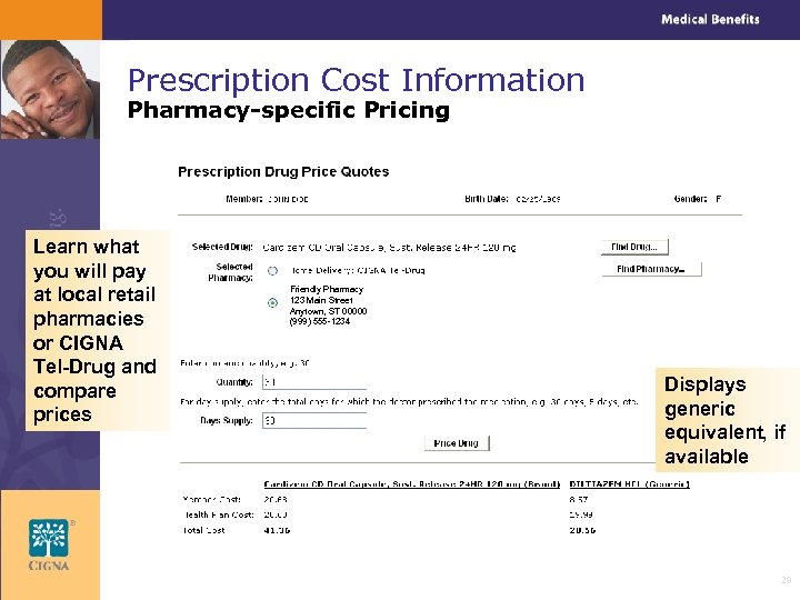 Prescription Cost Information Pharmacy-specific Pricing Learn what you will pay at local retail pharmacies