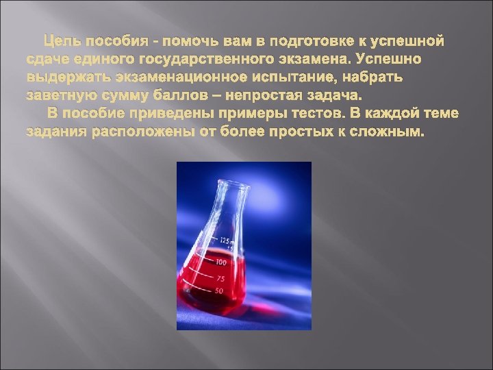 Цель пособия - помочь вам в подготовке к успешной сдаче единого государственного экзамена. Успешно