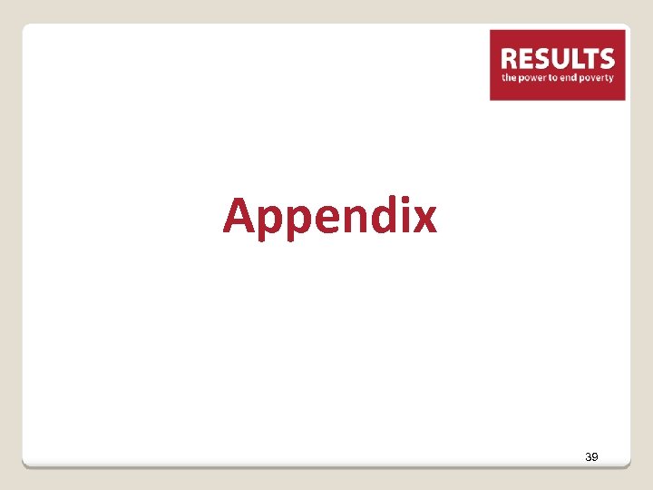 Appendix 39 