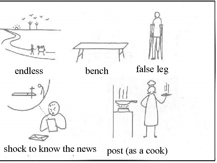 endless bench shock to know the news false leg post (as a cook) 