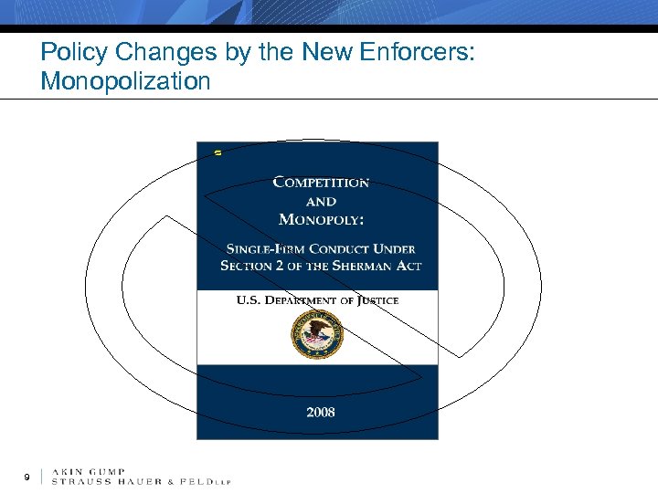 Policy Changes by the New Enforcers: Monopolization 9 