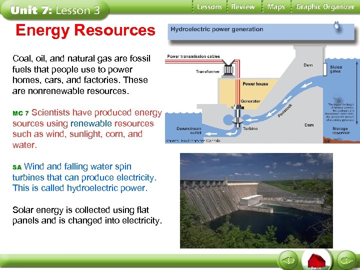 Energy Resources Coal, oil, and natural gas are fossil fuels that people use to