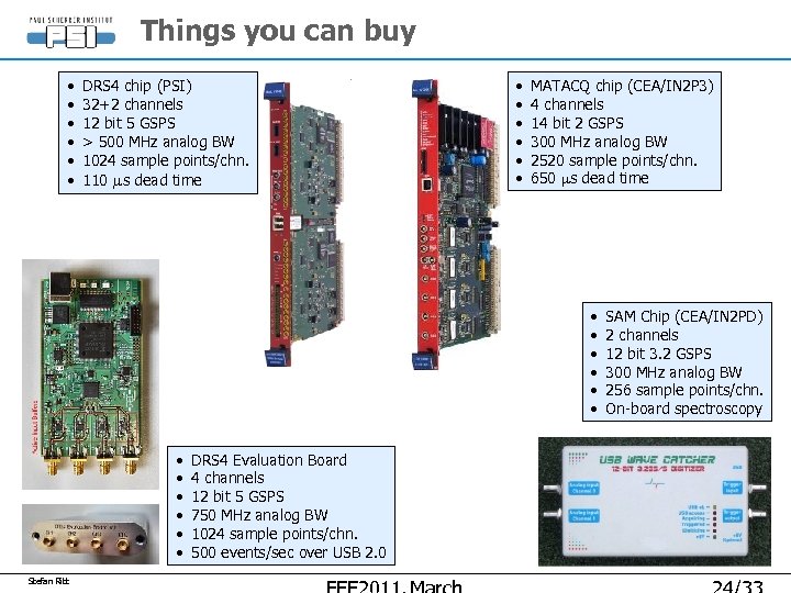 Things you can buy • • • DRS 4 chip (PSI) 32+2 channels 12