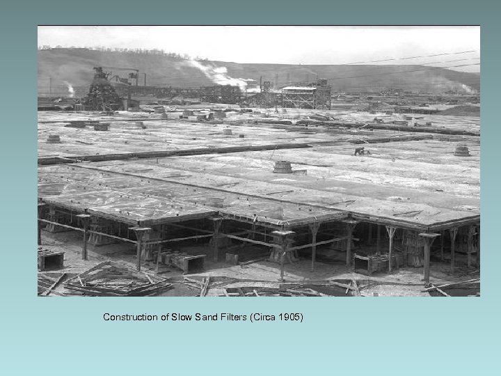 Construction of Slow Sand Filters (Circa 1905) 