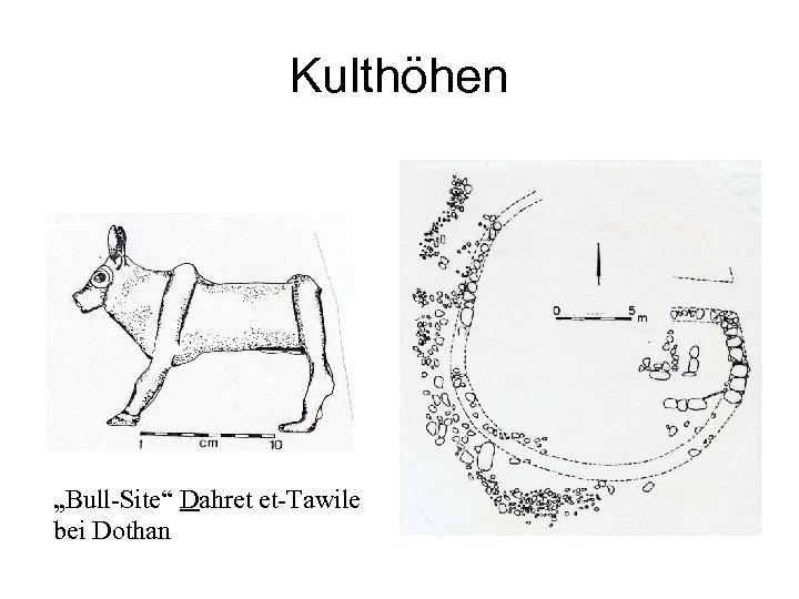 Kulthöhen „Bull-Site“ Dahret et-Tawile bei Dothan 