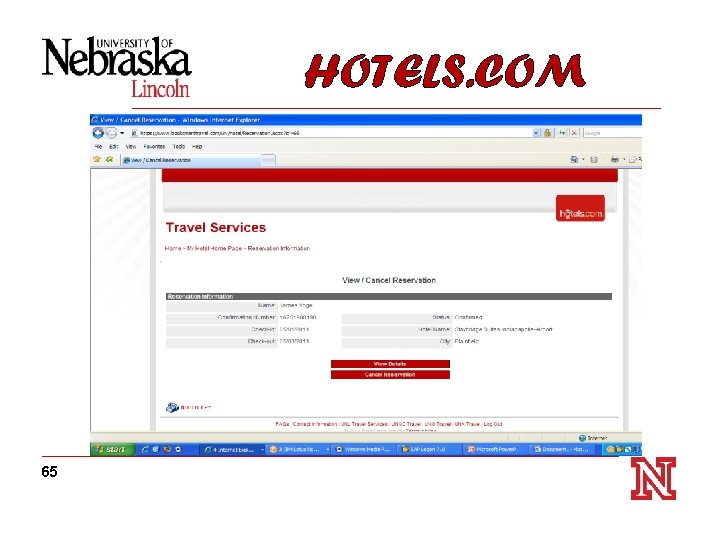 HOTELS. COM 65 