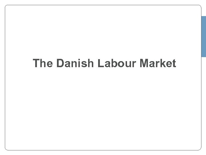 The Danish Labour Market 