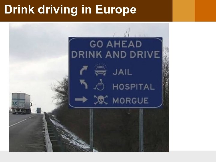 Drink driving in Europe 