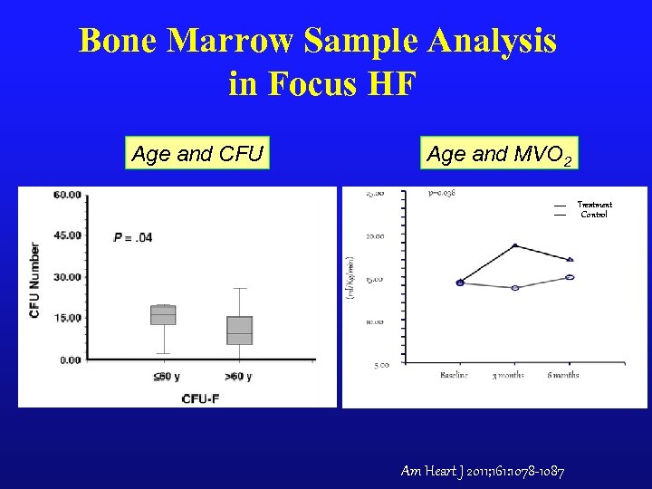 Bone Marrow Sample Analysis in Focus HF Age and CFU Age and MVO 2