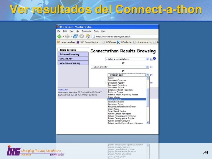 Ver resultados del Connect-a-thon 33 