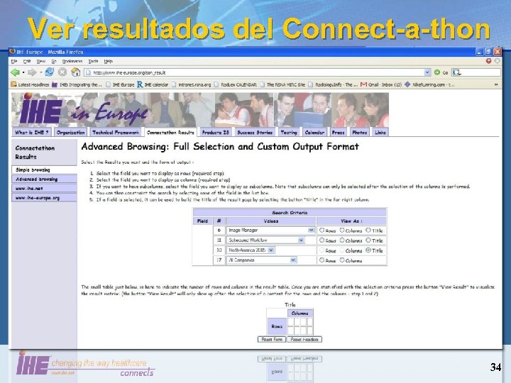 Ver resultados del Connect-a-thon 34 