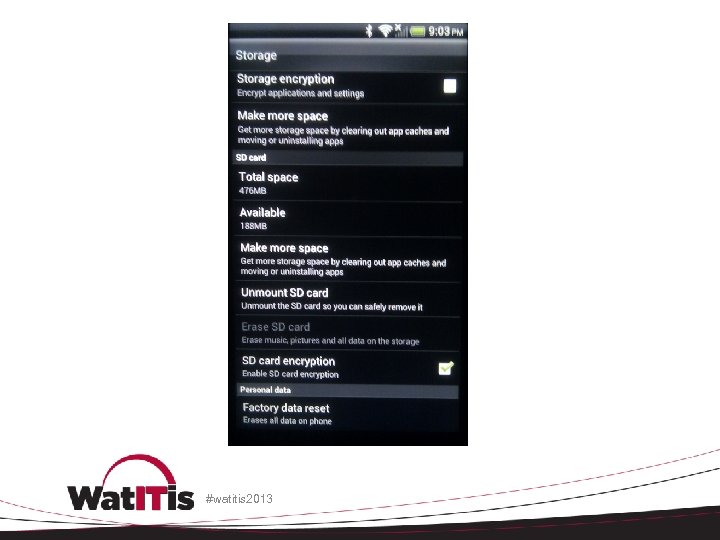 #watitis 2013 