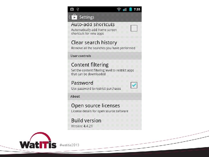 #watitis 2013 