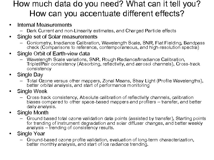 How much data do you need? What can it tell you? How can you
