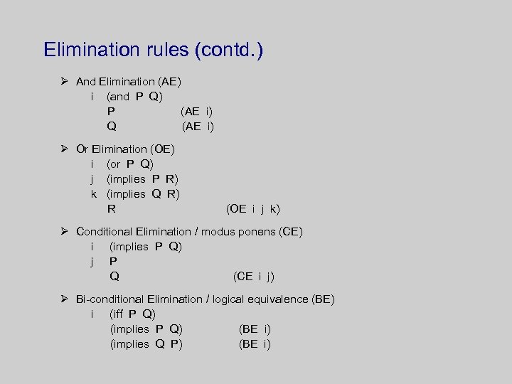 Natural Deduction The Km System In Contrast To