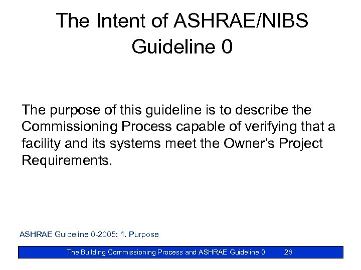 ashrae guideline 0 2005