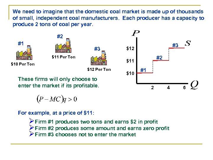 We need to imagine that the domestic coal market is made up of thousands